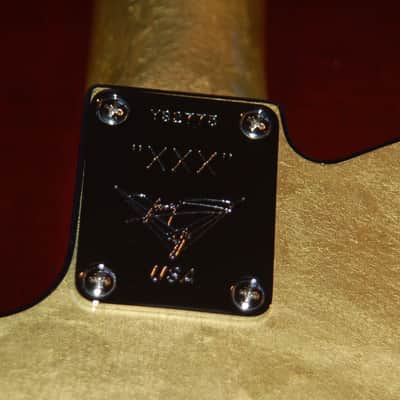 2017 NAMM Fender Prestige Masterbuilt 24 Karat Gold XXX NOS Custom ShopTelecaster -Yuriy Shishkov image 15