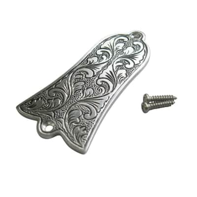 Custom Engraved Top Guitar Truss Rod Cover Plate with Screws image 2