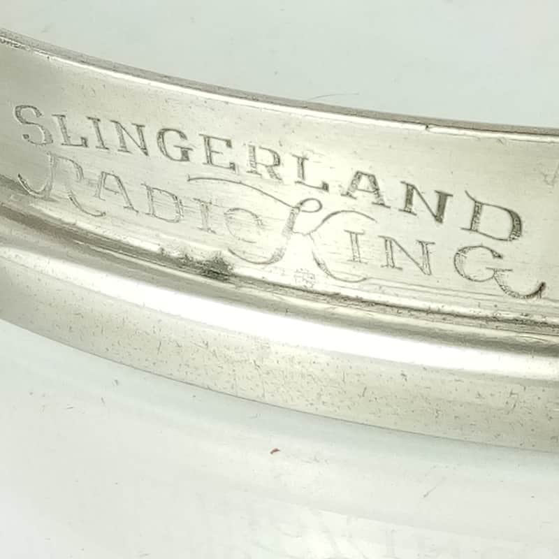 Slingerland 12"Radio King-Engraved BRASS NOB Tom Drum Rim/Hoop Stick-Chopper USA image 1