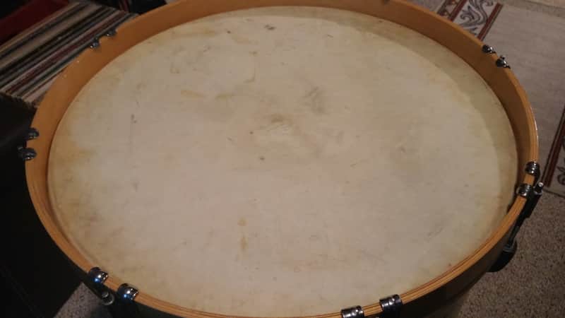 WFL Leedy Ludwig VINTAGE USA Gretsch 20" Calf Skin Bass Drum Head 40s 50s NICE SHAPE NO TARIFFS image 1