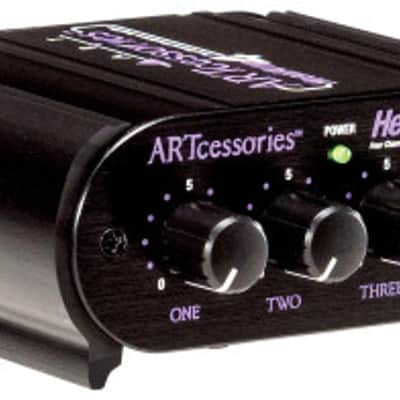 ART HEADAMP4 Headphone Amplifier Four-Channel Stereo 1/4" & 1/8" Inputs (MINT) image 1