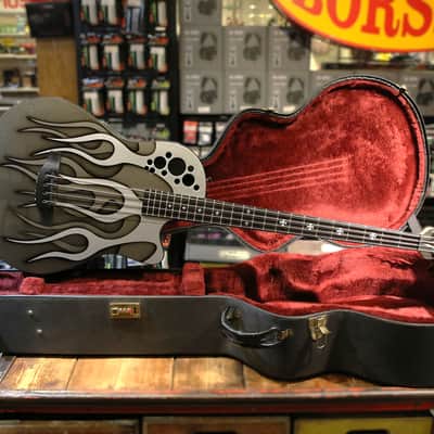 Ovation NSB778 Nikki Sixx Signature Elite Bass 2005 - 2006 - Gray Flame Top image 1