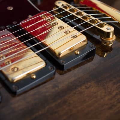 Gibson Les Paul Artisan Solid Body Electric Guitar (1977), ser. #72357135, molded black plastic hard shell case. image 14
