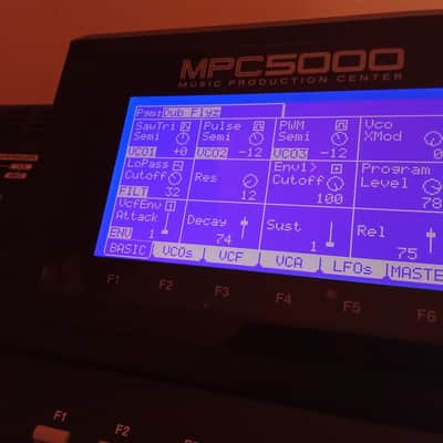 New blue display for Akai Mpc 5000 (price for a limited time)