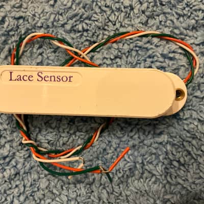 Lace Sensor Purple 2018 with White Cover Guitar Pickup - White image 1