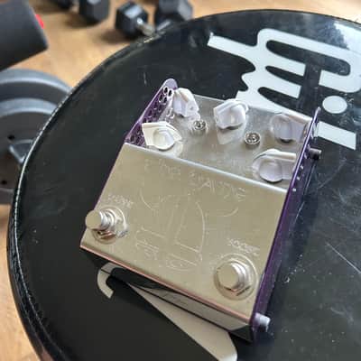ThorpyFX The Dane Peter Honore Signature Overdrive / Boost 2010s - Silver / Purple image 2