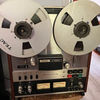 PLEASE READ AD!!! TEAC A-6300 1/4" 10.5 inch 4-Track Auto Reverse Reel to Reel Tape Deck Recorder 1970s - Silver image 15