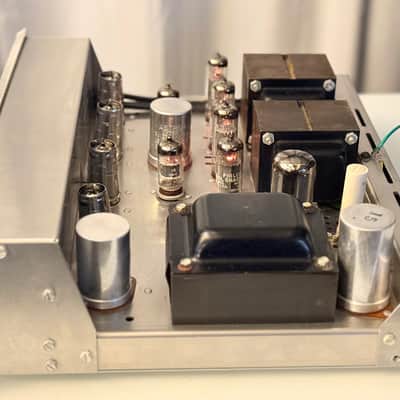 🎶✨ H.H. Scott 222D/222-D Tube Integrated Amplifier w/ Wood Case — Serviced EL84 / 7189 Vintage Hi-Fi image 23