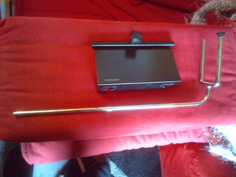 Roland Piano sound module stand 1990's Black / Chrome image 1