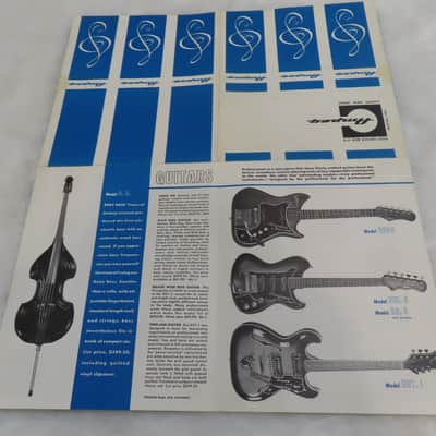 AMPEG 1969 FULL LINE COLOR CATALOGUE BROCHURE SVT BABY BASS SCROLL DAN ARMSTRONG EMMONS GRAMMER COMPLETE AMPEG COLLECTOR RARE CATALOG SALE!!$ image 5