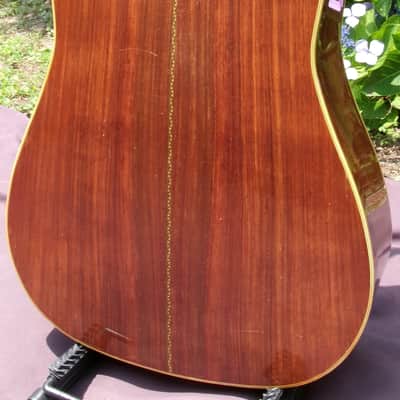 1973 Hand Made K Yairi YW400 Acoustic Guitar, very early model+Hard Case image 7