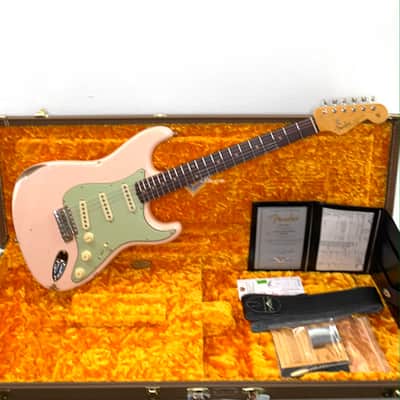 Fender Custom Shop Late '62 Stratocaster Relic/ Closet Classic - Faded Shell Pink image 1