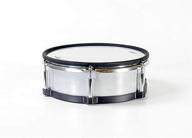 Dolby 12” Electronic White Silver SNARE w 6 Triggers for Roland Alesis Drum HX image 1