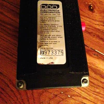 MODIFIED DOD FX 65 analog chorus vibrato synth pedal true bypass from subtle to madness ghostface image 6