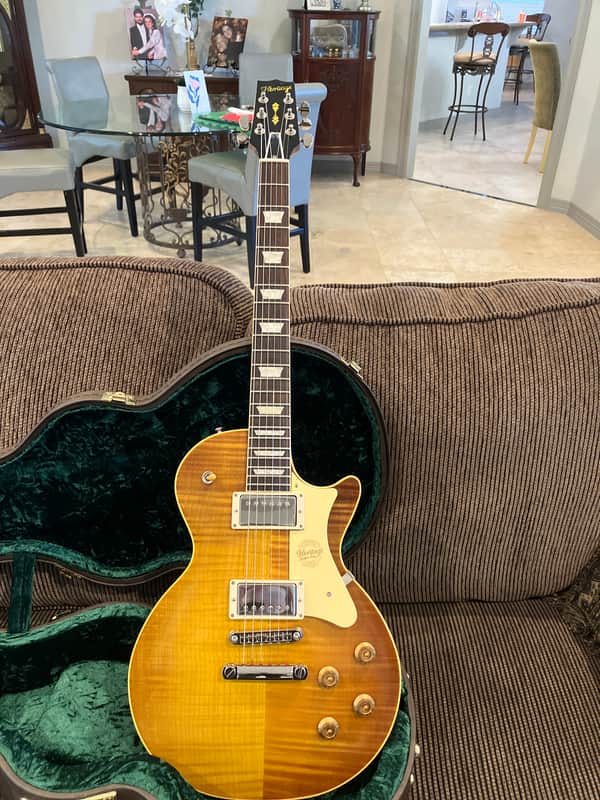 Heritage Heritage Custom Shop Build 1215 H-150 2024 - Premium Curly Maple Top Dirty Lemon Burst image 1