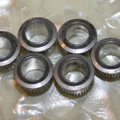 1960's- 70's Fender String bushings Light Patina 1960's-70's Silver image 1