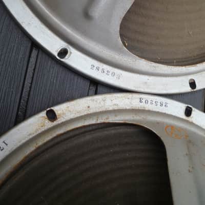 Pair 1962 Rola Alnico 12" Speakers / 8 ohm image 2