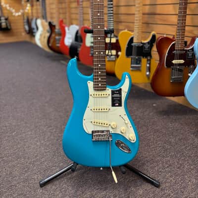 Fender American Pro II Stratocaster, 2023, Miami Blue with Hardshell Case image 1