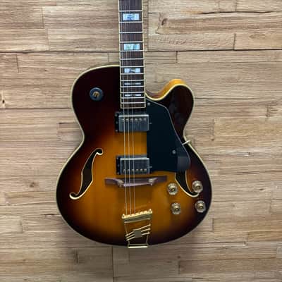 Ibanez AF120-BS Artstar Hollow Body Guitar- 2002 - Brown Sunburst- 6lbs 8oz w/Roadrunner hard case image 5