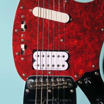 Fender Mustang 1997 MG69 Sonic Blue Kurt Cobain Seymour Duncan Guitar image 11