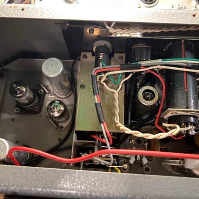Heurtier 6w single ended el84 vintage tube amplifier project PA filmosound amp image 14