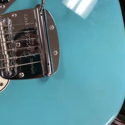 1966 Fender Mustang Guitar Daphne Blue w/ Rosewood Fretboard image 23