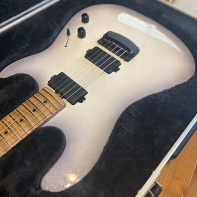 Ernie Ball Music Man Sabre HT with Maple Fretboard 2023 - 2024 Snowy Night image 2