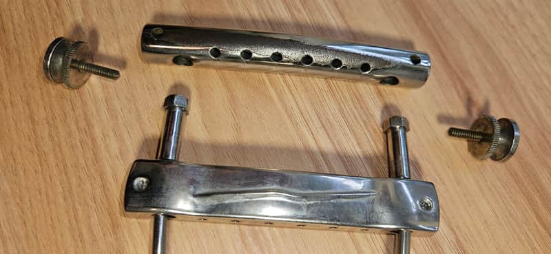 Gibson 1952 Les Paul Goldtop Tailpiece and Bridge image 1