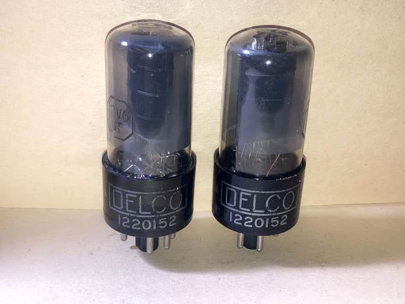 RCA 12V6GT Tubes, Matched Pair, NOS Testing, Matched Codes image 1