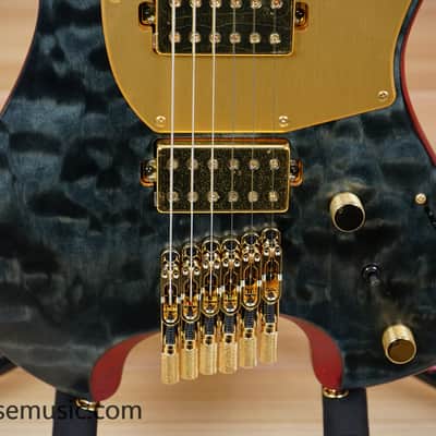Ibanez MGFM10-OBL Manuel Gardner Fernandes Signature Quest - Obsidian Black Low Gloss image 7