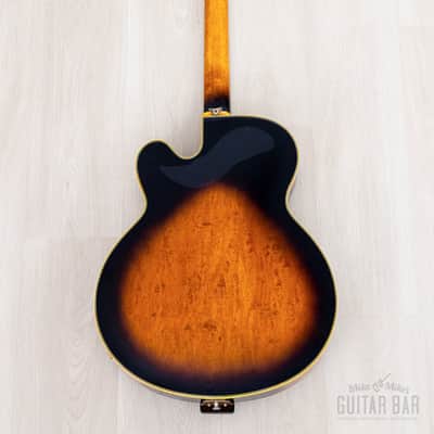 1988 Ibanez JP20 Joe Pass Signature Archtop Electric Guitar Sunburst w/ Super 58, Case image 3