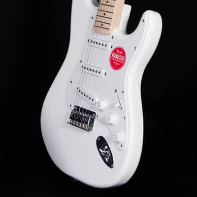 Squier Sonic Stratocaster HT, Maple FB, Arctic White image 2