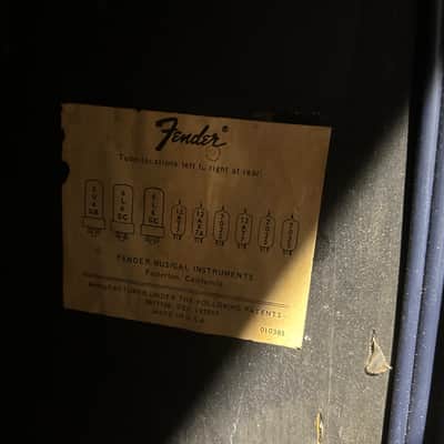 1971 Fender Super Reverb 40-Watt Full Rehab and 4x10 Eminence Legend  Speaker’s image 8