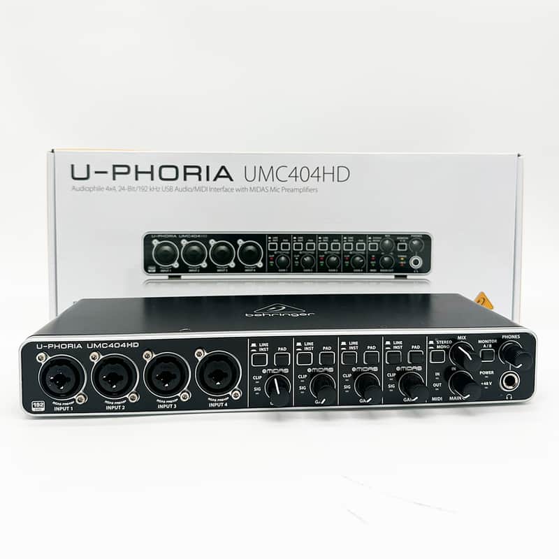 Behringer U-Phoria UMC404HD 4x4 USB Audio Interface 2015 - Present - Standard image 1