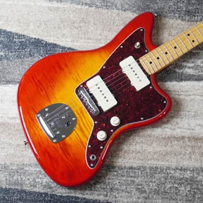 Fender MIJ 2024 Collection Hybrid II Jazzmaster FMT Flame Sunset Orange Transparent Made in Japan image 2
