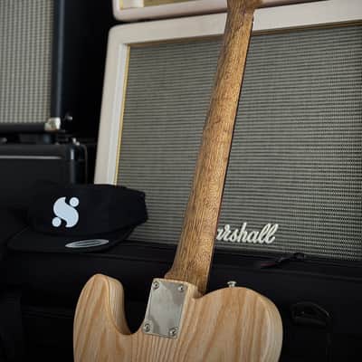 Suwak Custom Guitars Thinline T "Jr." Natural Esche & Olive Body, Korina Hals, Ebenholz Griffbrett uvm. 2026 - Natural image 13