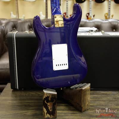 Fender Custom Shop Masterbuilt Yuriy Shishkov 1969 Stratocaster NOS Flame Top Birdseye Nk Royal Blue image 15
