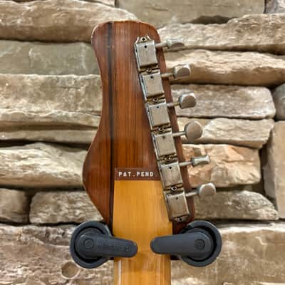 Coral Vincent Bell Electric Sitar 1967 - Red Crackle w/ Non-Original Gig Bag image 8