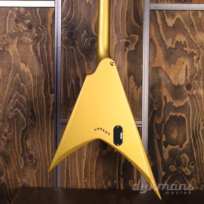 ESP LTD Kirk Hammett Signature KH-V Metallic Gold image 9