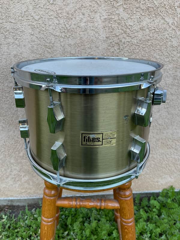Fibes 13x9 Rack Tom Early 70s - Brass image 1
