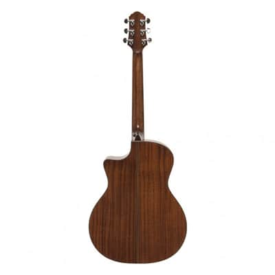 Crafter SM G-MAHO CE Anniversary MAHO Series Grand Auditorium Cutaway Salmon Inlay Design Solid Spruce Top Mahogany Neck 6-String Acoustic-Electric Guitar w/Gig Bag image 2