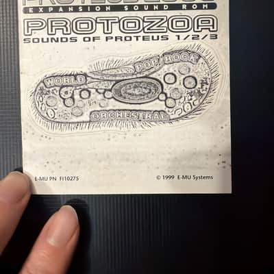E-MU emu P1/2/3 PROTOZOA Manual, Vintage 1999
