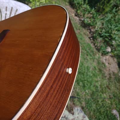 Hofner Dreadnought 1970's-80s - Natural mahogany image 9