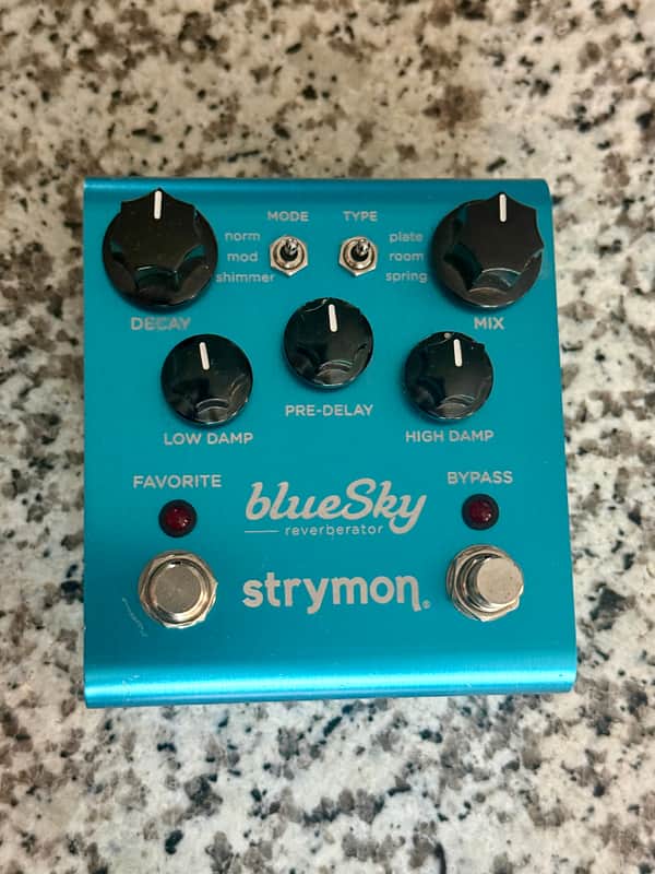 Strymon Blue Sky Reverberator V1 2010 - 2022 - Blue image 1