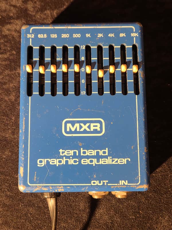 Vintage 1980s MXR MX-108 Ten Band Graphic Equalizer Just Serviced image 1