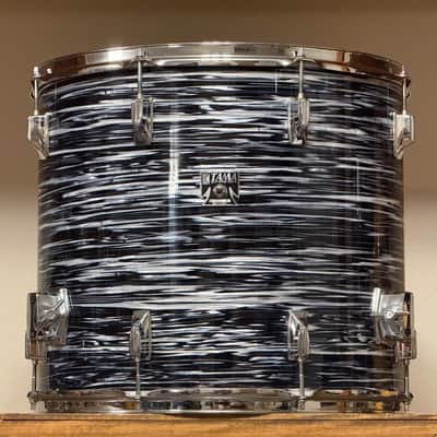1980's Tama Superstar Black Oyster 8x12 9x13 10x14 16x16 16x18 14x24 Drum Kit Re-Wrap image 9