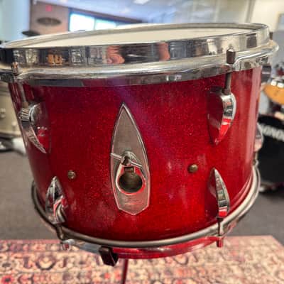 Trixon Luxus 1960s Teardrop 13"/16"/20" Drum Set - Red Sparkle (VIDEO) image 5