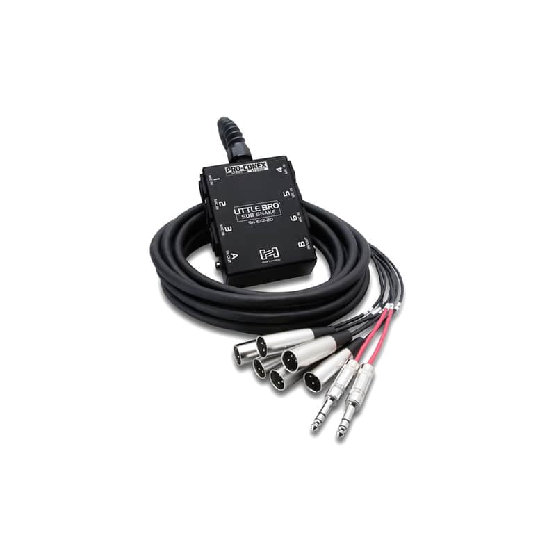 Hosa SH6230 LillBro Snk 6 XLR In 2 1/4TRS out 30ft image 1