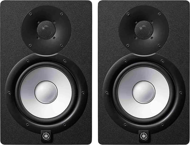 Yamaha HS7MP Factory Matched Pair Of HS7 Studio Monitors, Black image 1