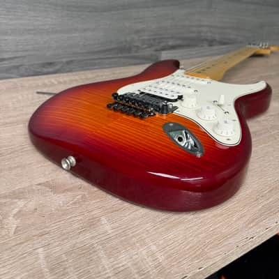 Fender Standard Stratocaster HSS Plus Top w/ Floyd Rose Cherry Guitar #2954 image 17